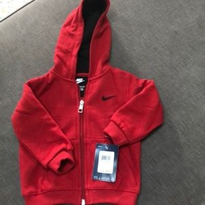 Toddlers Nike zip up hoodie.